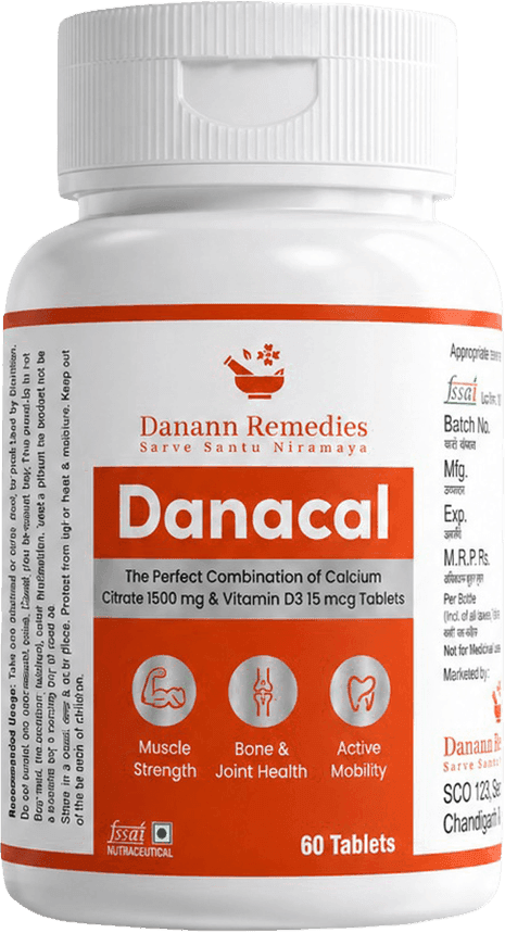 Danacal - Calcium Citrate & Vitamin D3 Tablets